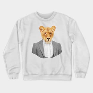 Lioness Portrait Crewneck Sweatshirt